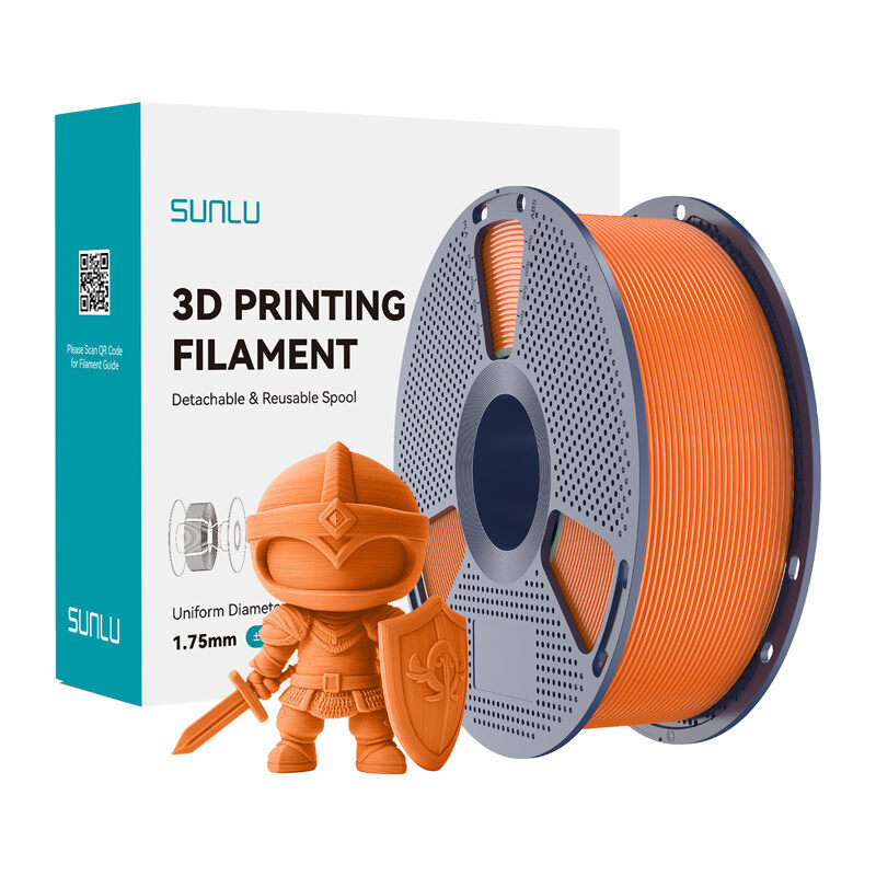 SUNLU PLA+ Naranja Brillante 1kg