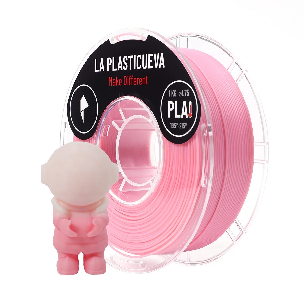 La Plasticueva Temp Change Rosa a Blanco 1kg