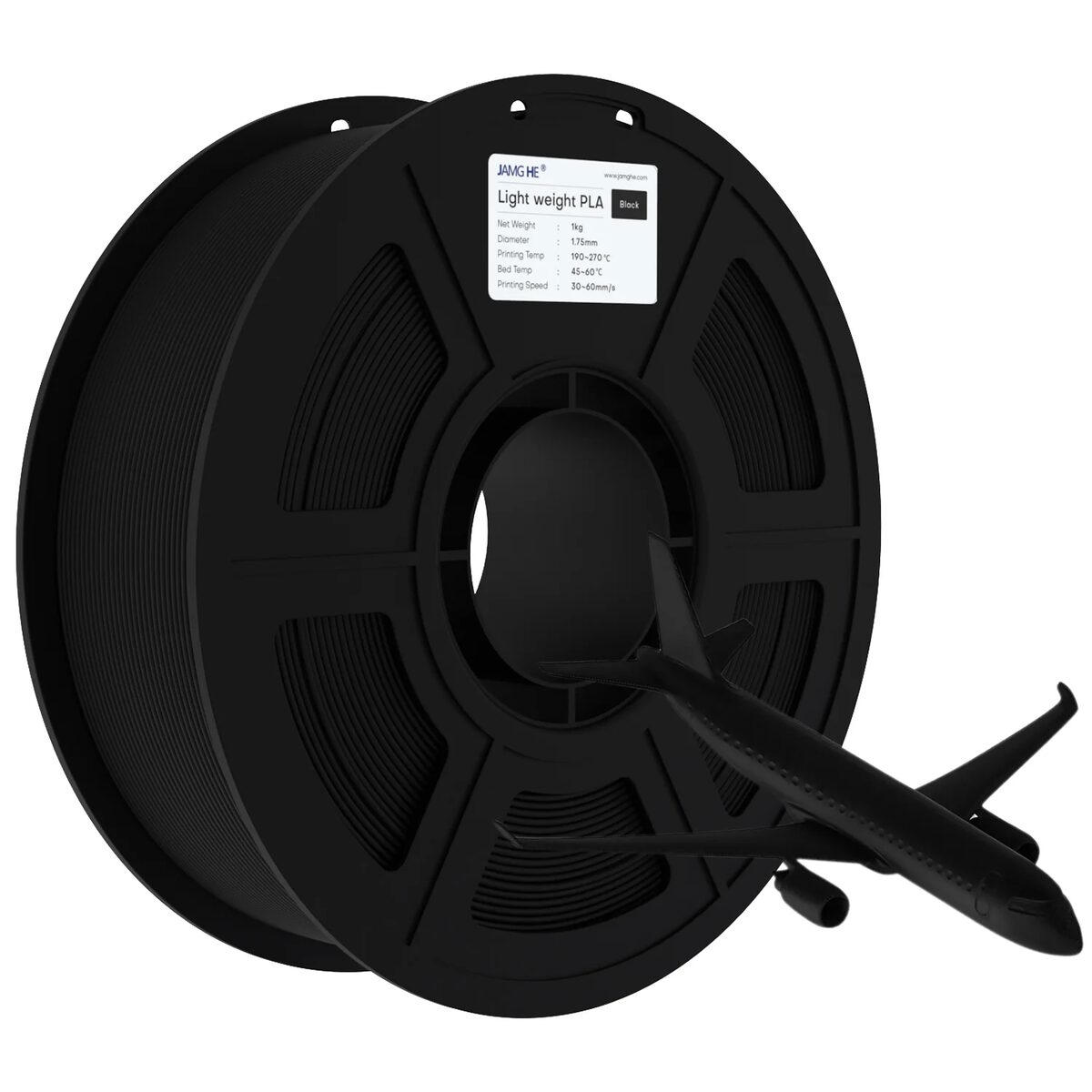 Jamghe PLA-LW Negro 1kg