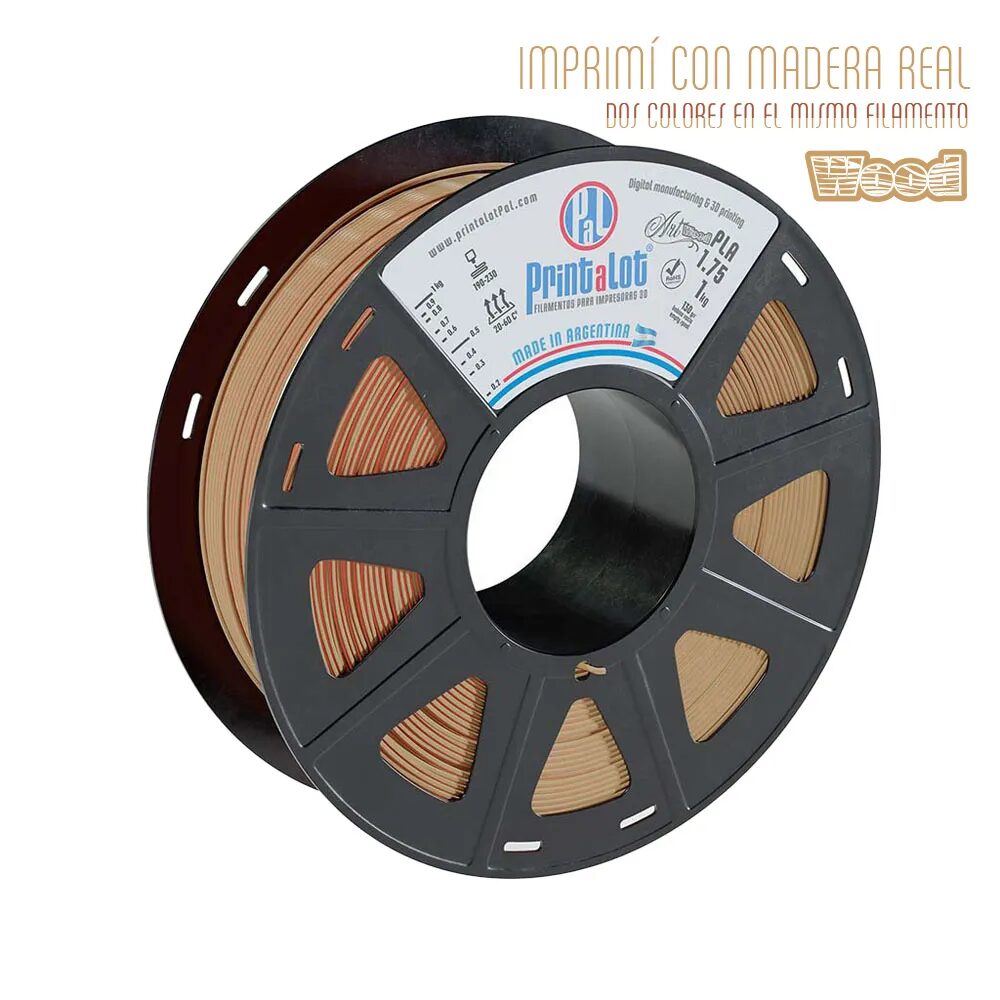 PrintaLot PLA ART Wood Arrayán 1kg