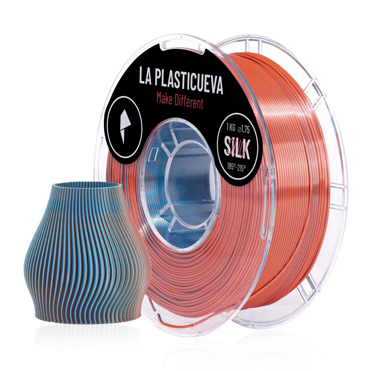 La Plasticueva Silk Duo Naranja/Azul 1kg