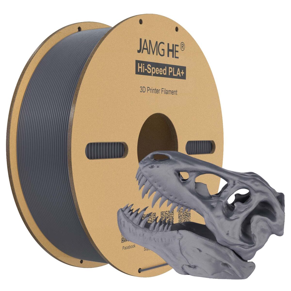 Jamghe Hi Speed PLA+ Gris 1kg
