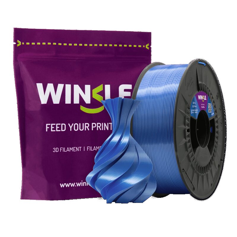 Winkle PLA Silk Azul Acero 1kg