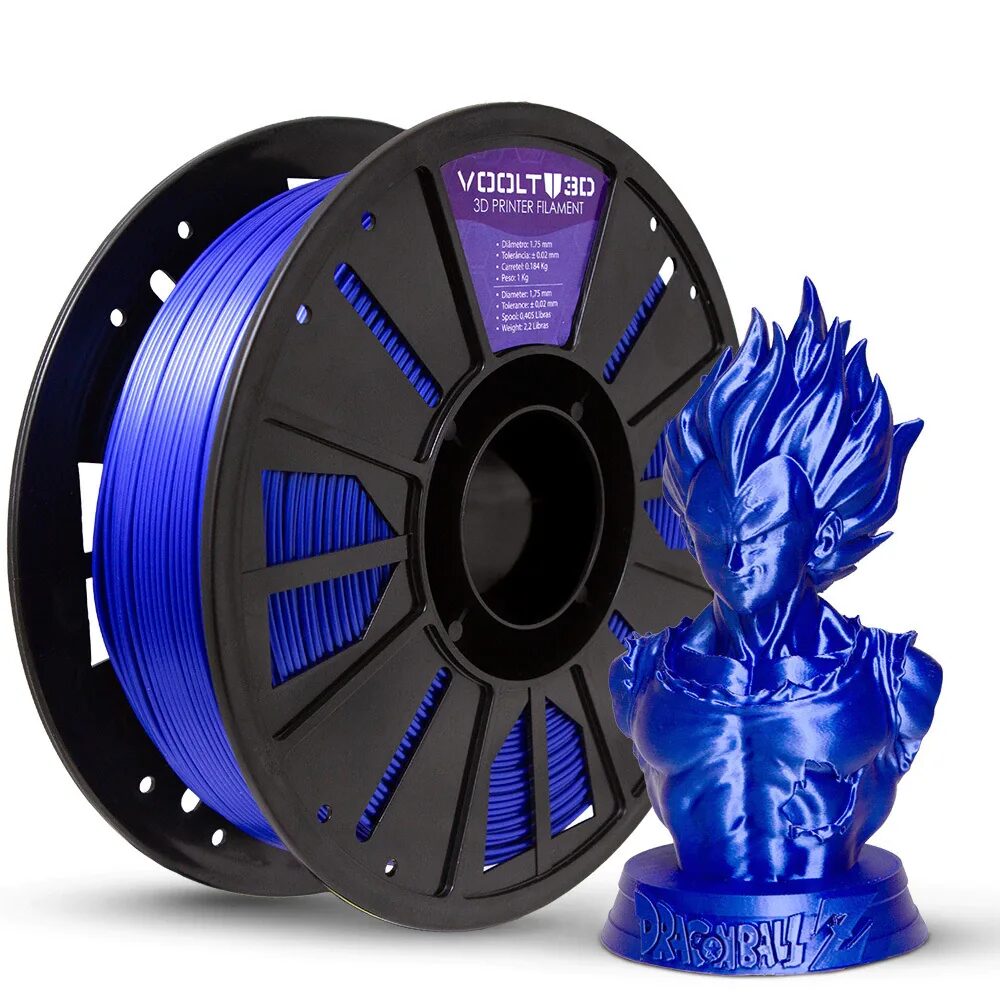 Voolt3D PLA V-Silk Azul Safira 1kg