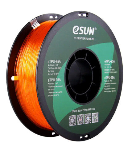 eSUN eTPU-95A Vidrio Naranja 1kg