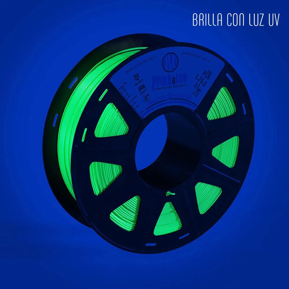 PrintaLot PLA Verde Fluorescente 1kg