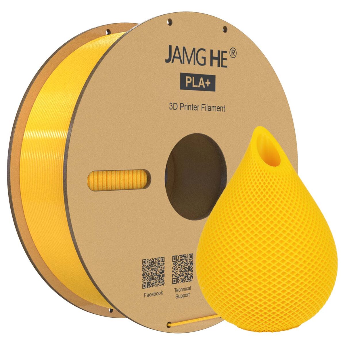 Jamghe PLA+ Amarillo 1kg