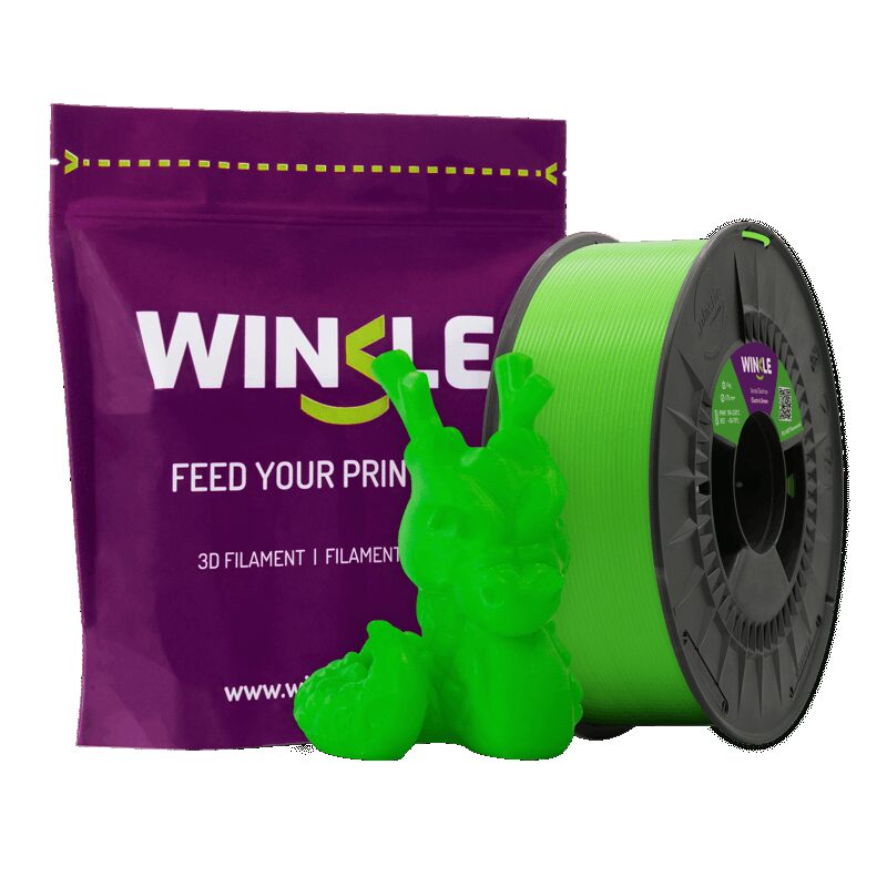 Winkle PLA HD Fluorescente Verde Eléctrico 1kg