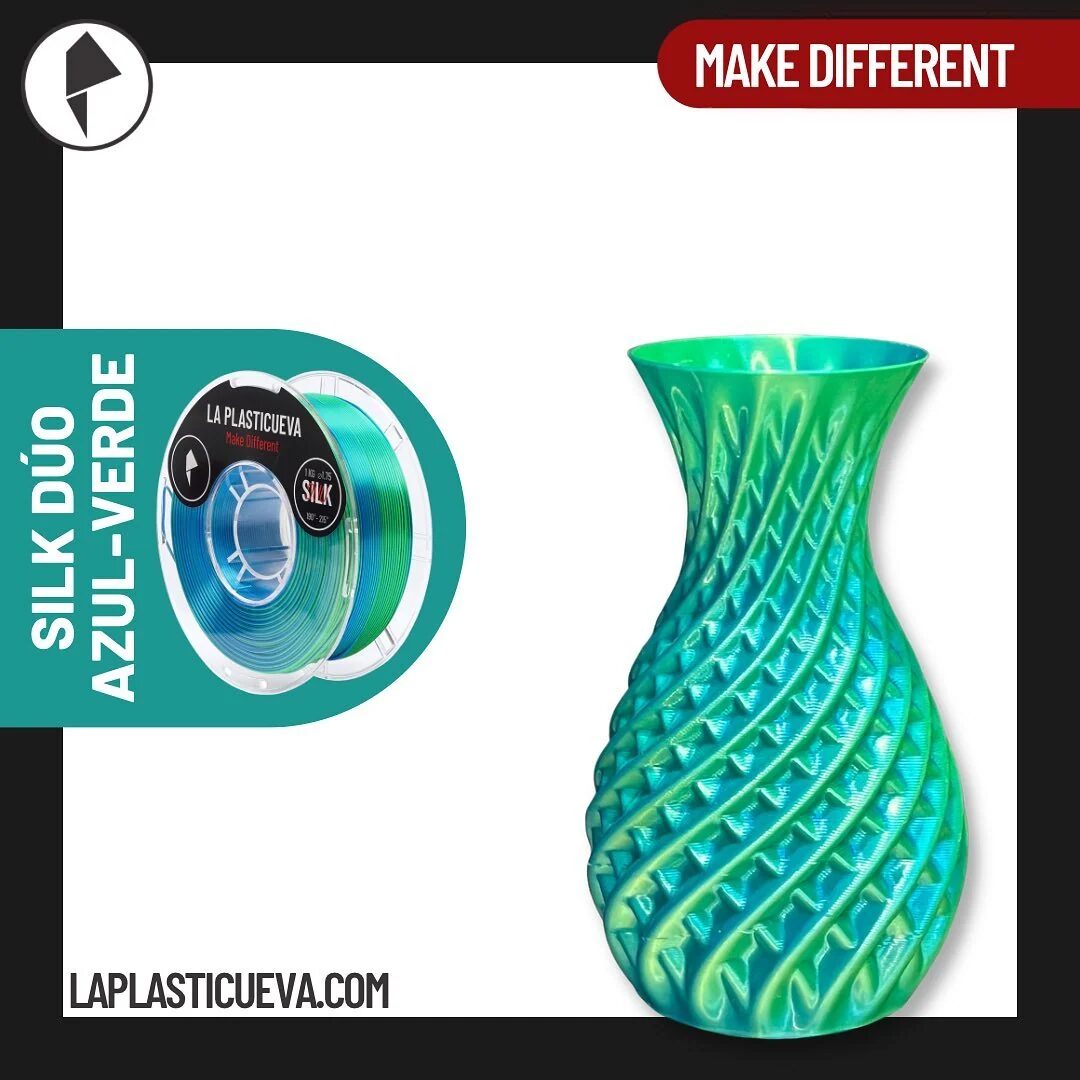 La Plasticueva Silk Duo Azul/Verde 1kg