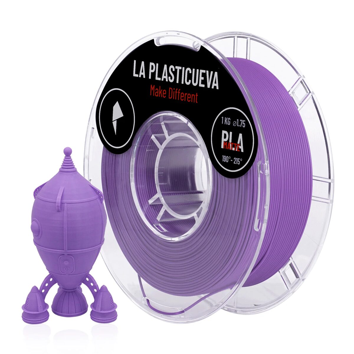 La Plasticueva PLA Matte Púrpura 1kg