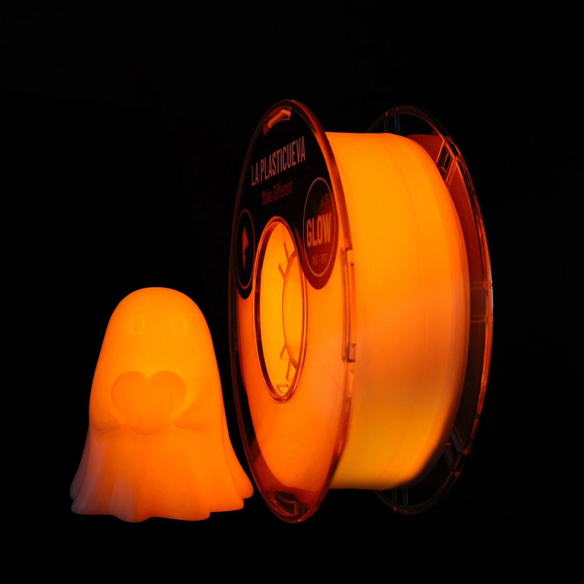 La Plasticueva Glow Naranja 750g