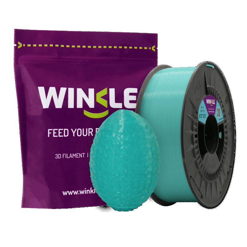 Winkle PETG Cristal Azul Aguamarina 1kg