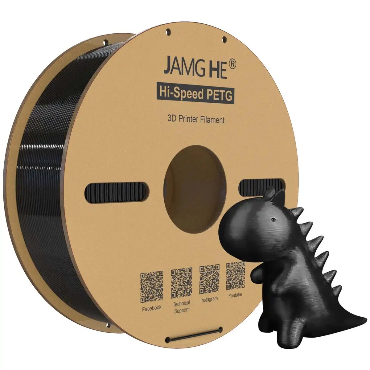 Jamghe Hi Speed PETG Negro 1kg