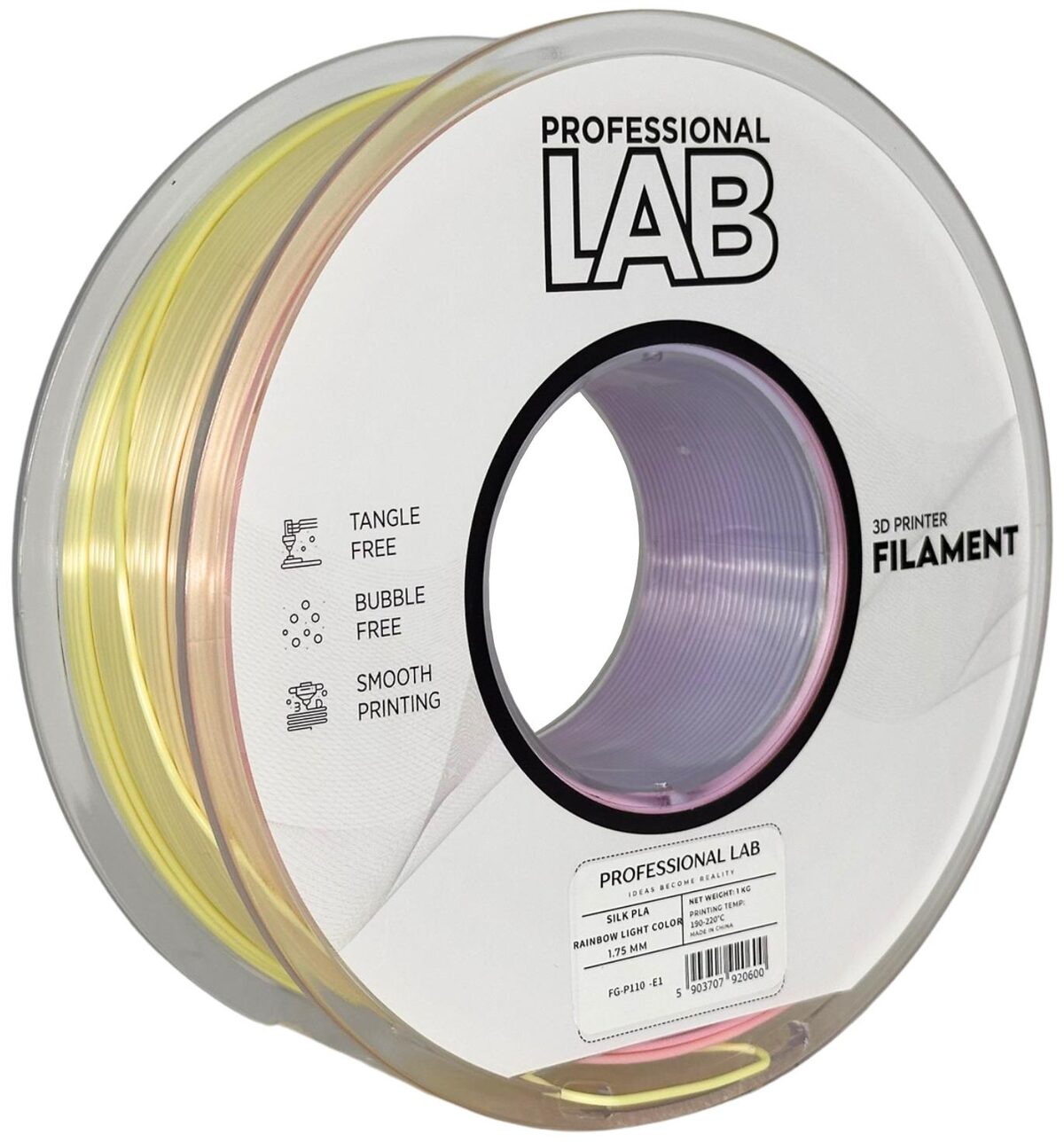 Prof. Lab Silk PLA Arcoíris 1kg