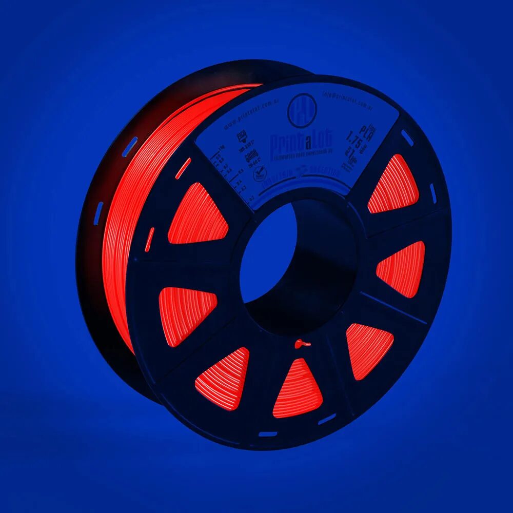 PrintaLot PLA Rojo Fluorescente 1kg