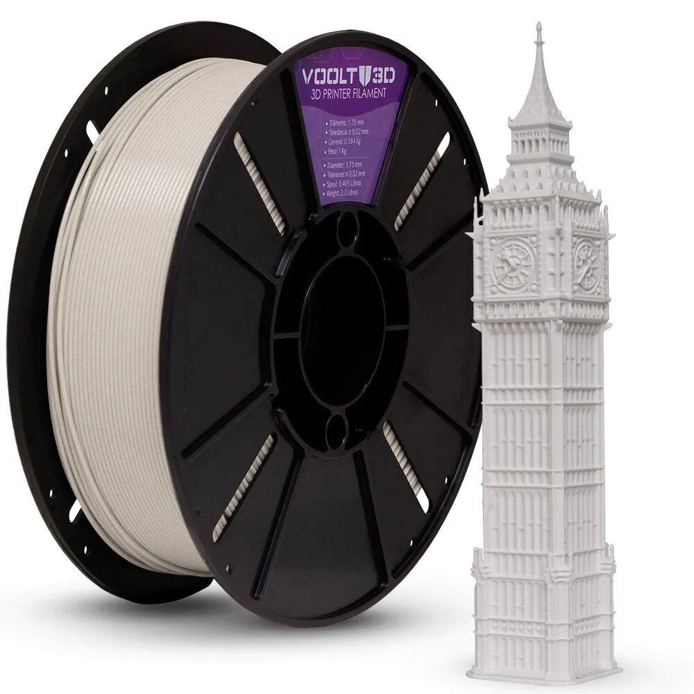 Voolt3D PLA Stone Yeso Blanco 1kg