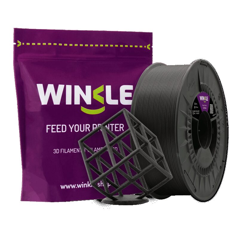 Winkle PETG Fibra de Carbono Negro Carbón 1kg