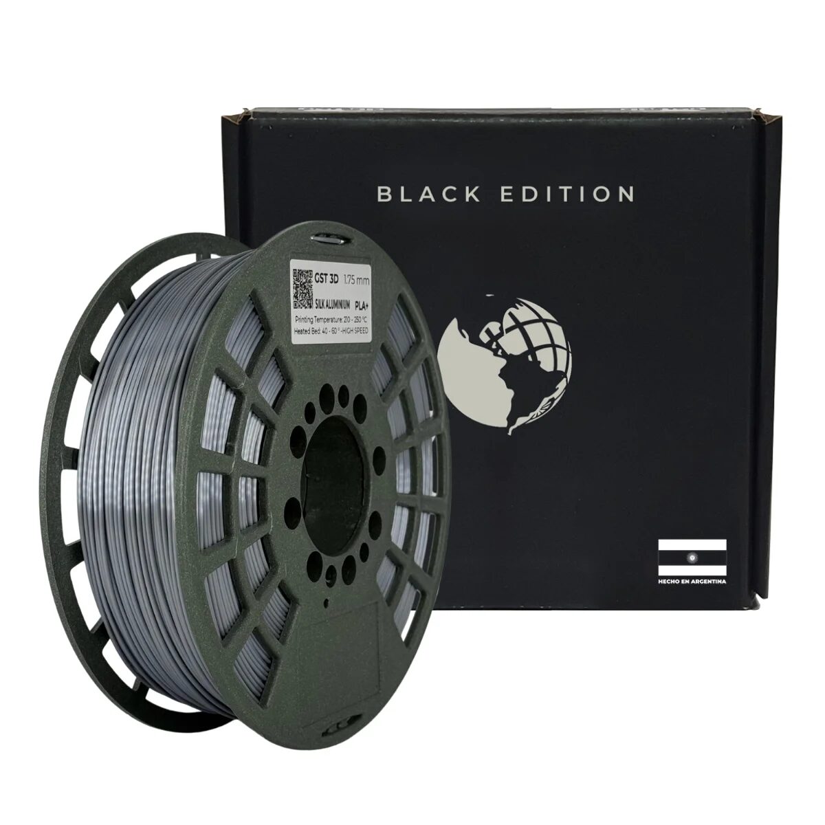 GST3D PLA+ Silk Aluminio 1kg