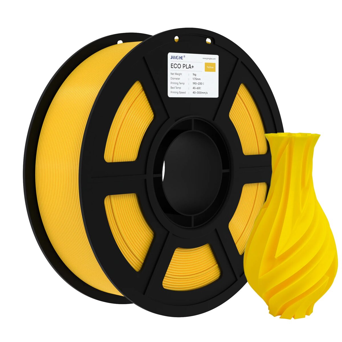 Jamghe ECO PLA Amarillo 1kg