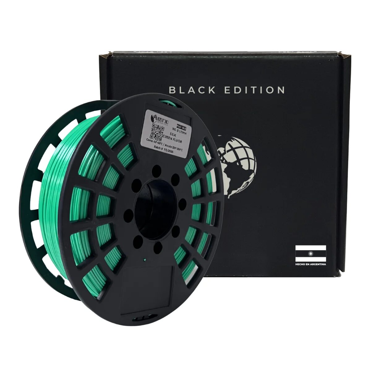GST3D PLA+ Silk Verde Fluo 1kg