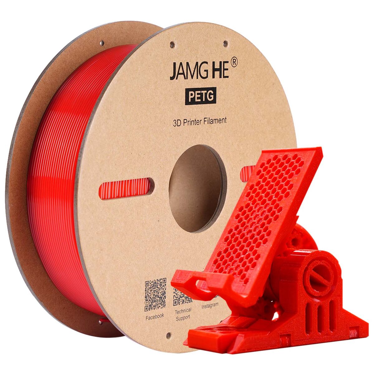 Jamghe PETG Rojo 1kg