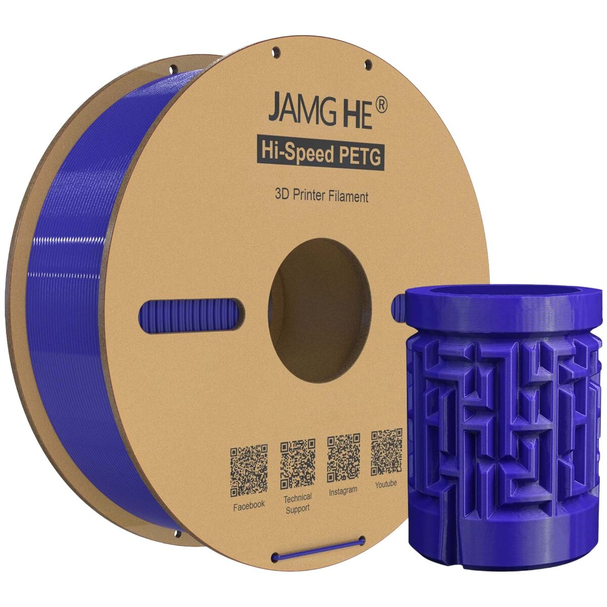 Jamghe Hi Speed PETG Violeta 1kg