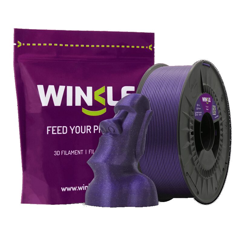 Winkle PLA HD Glitter Púrpura 1kg