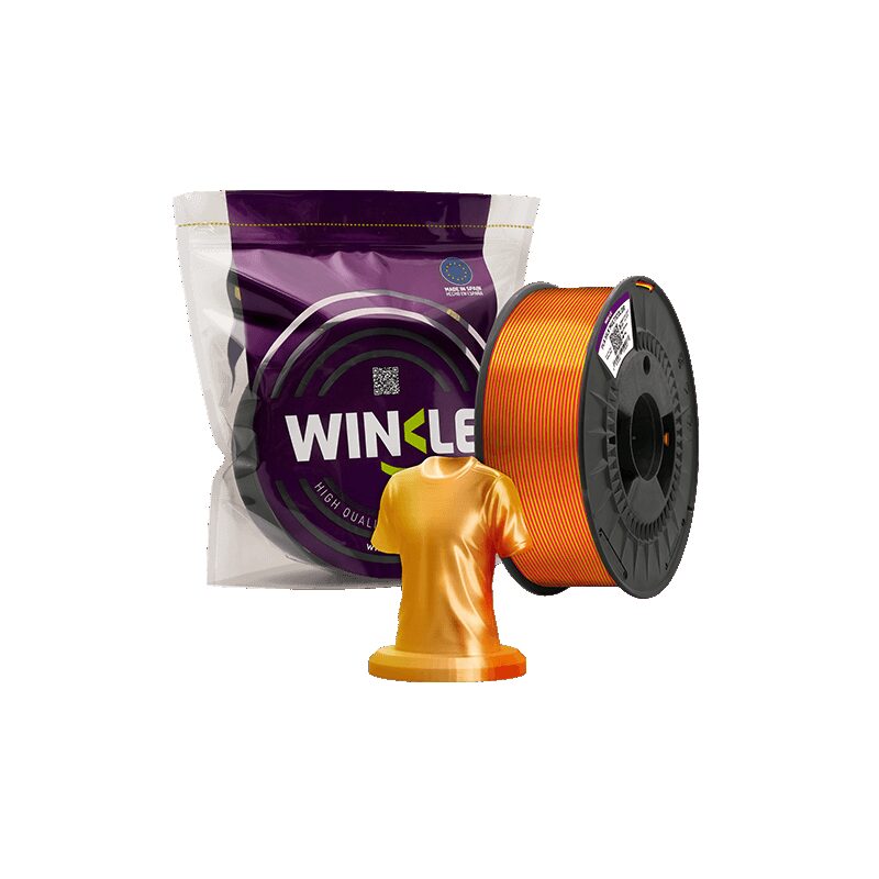Winkle PLA Silk Tricolor Amarillo/Rojo 1kg