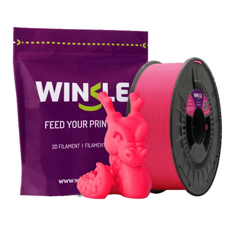 Winkle PLA HD Fluorescente Rosa Eléctrico 1kg