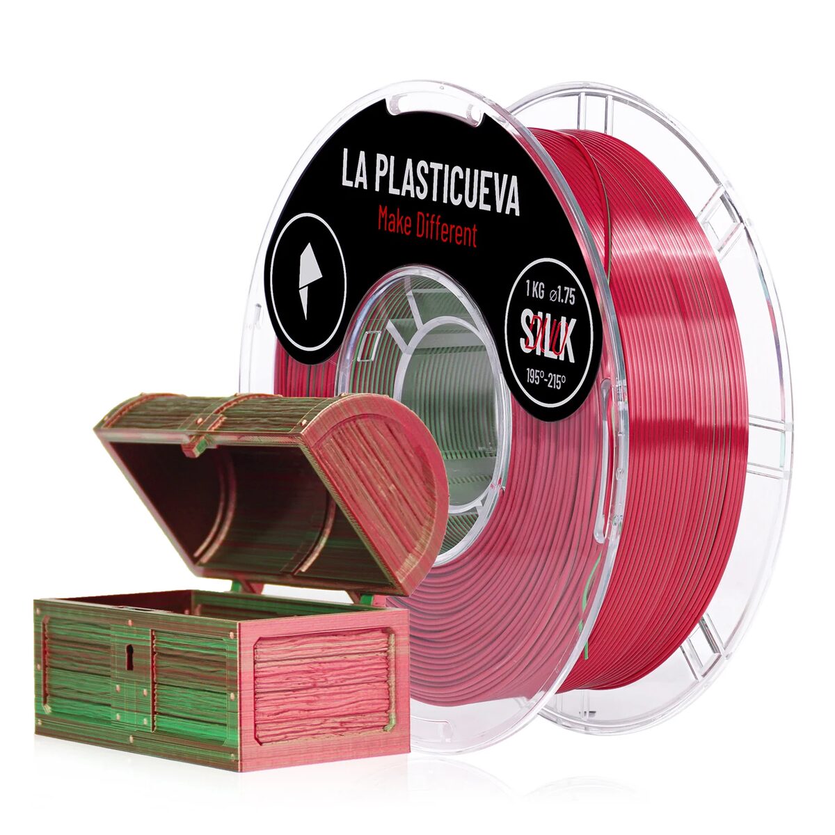 La Plasticueva Silk Duo Rojo/Verde 1kg