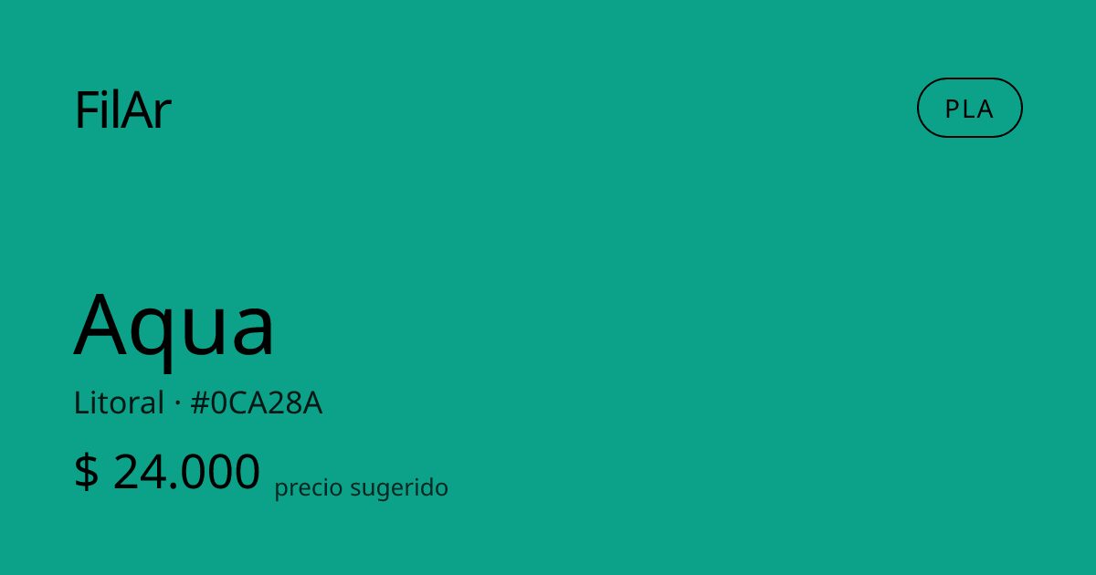 FilAr PLA Aqua 1kg