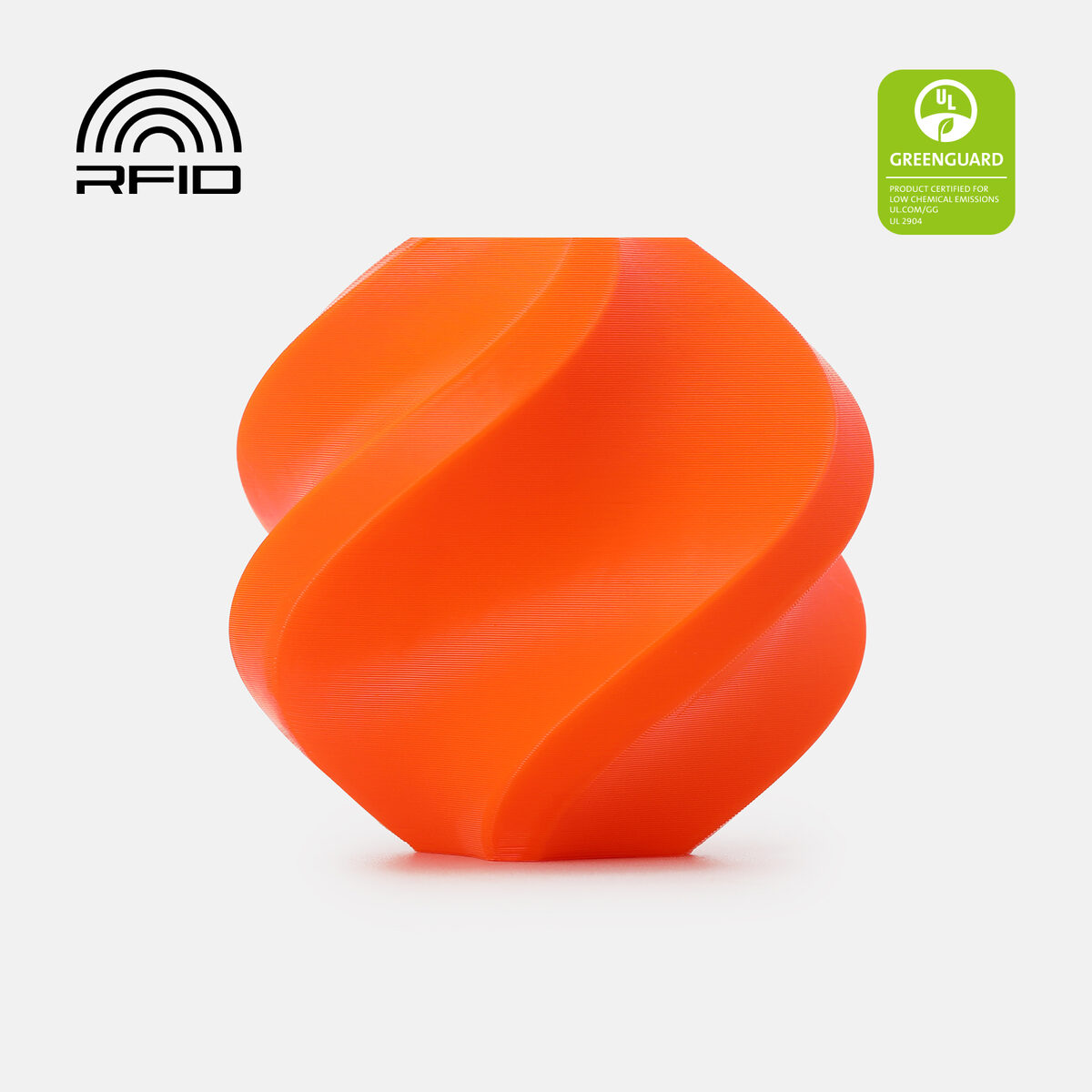 Bambu Lab PETG Basic Naranja 1 kg (Recarga)