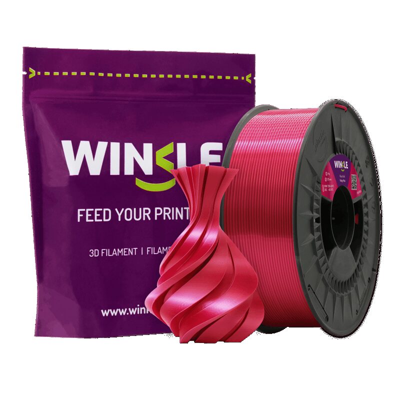 Winkle PLA Silk Rosa Rubí 1kg
