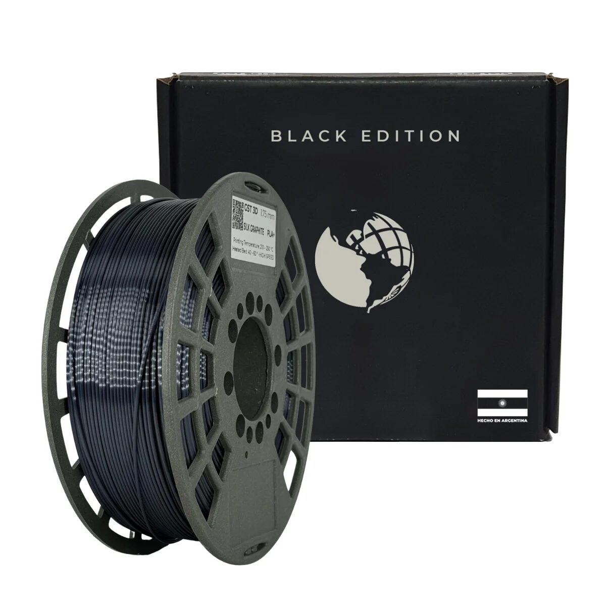 GST3D PLA+ Silk Grafito 1kg