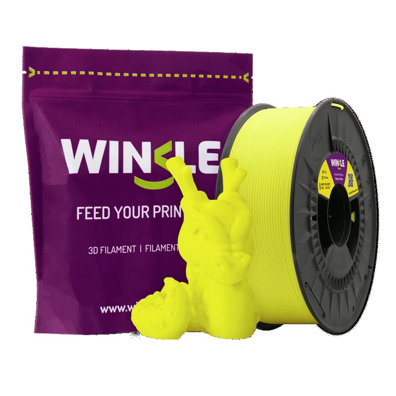 Winkle PLA HD Fluorescente Amarillo Eléctrico 1kg