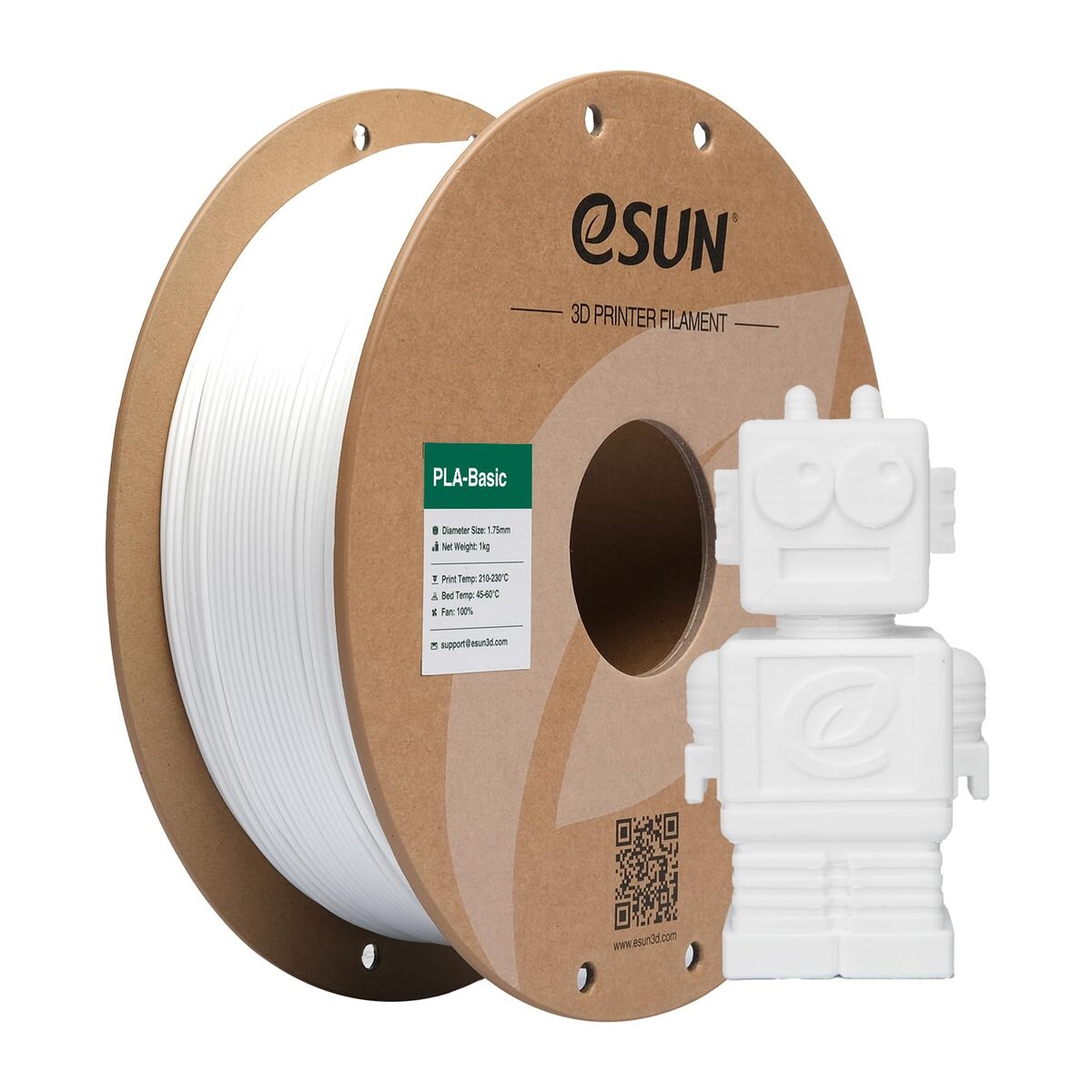 eSUN PLA Basic Blanco 1.75 1KG