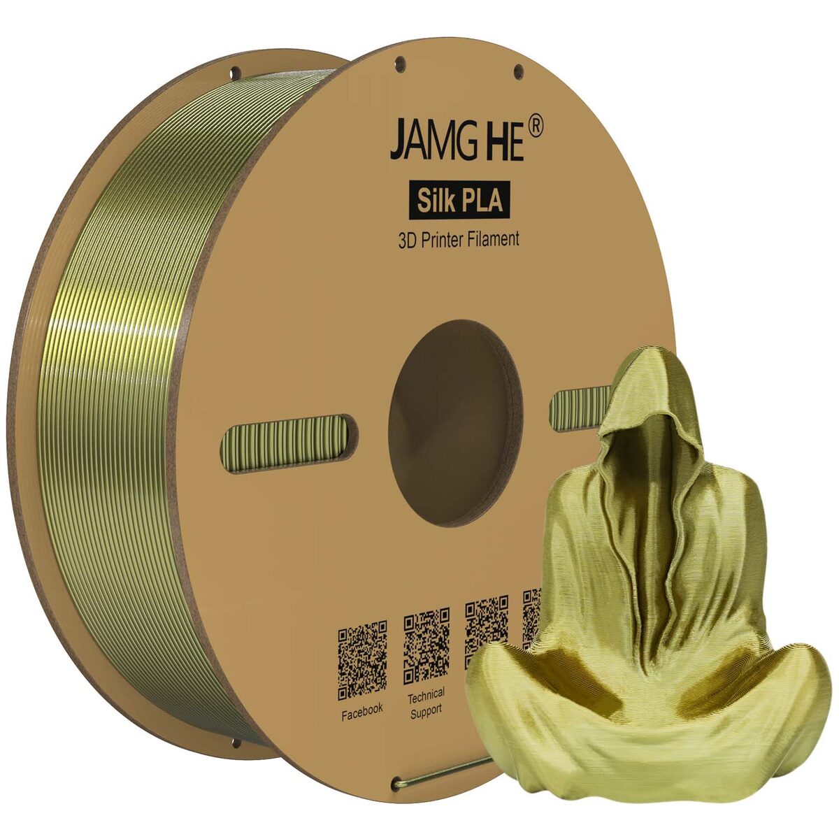 Jamghe Silk PLA Bronce 1kg