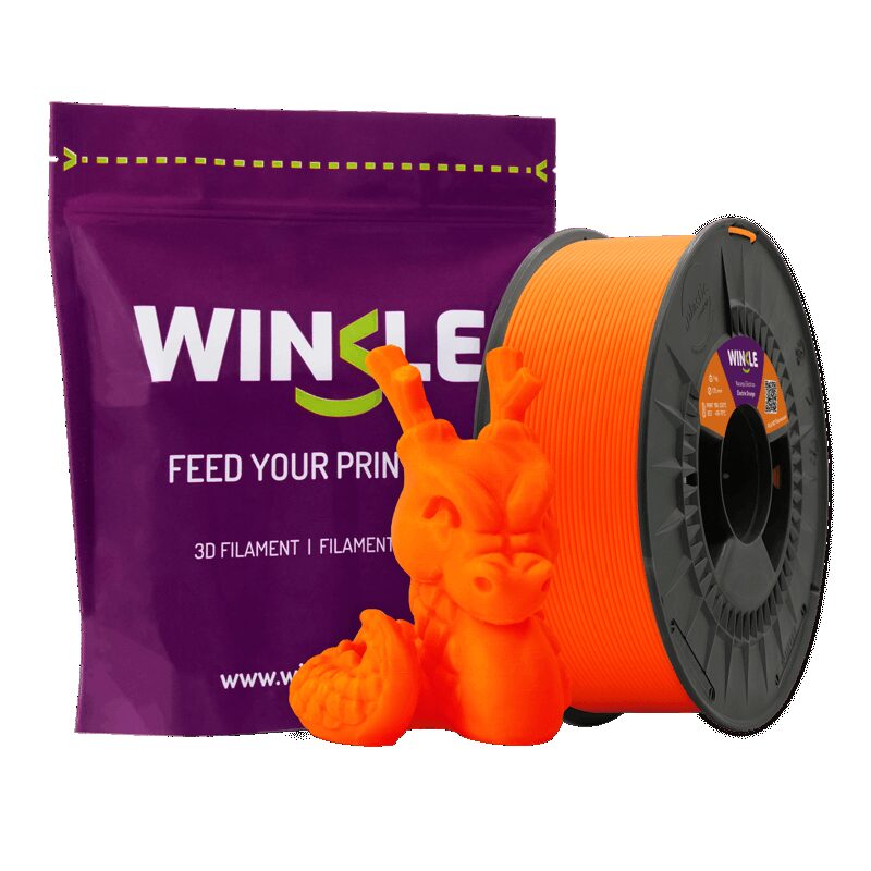 Winkle PLA HD Fluorescente Naranja Eléctrico 1kg