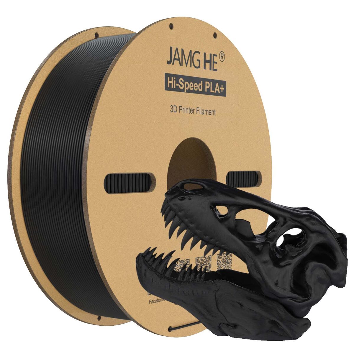Jamghe Hi Speed PLA+ Negro 1kg