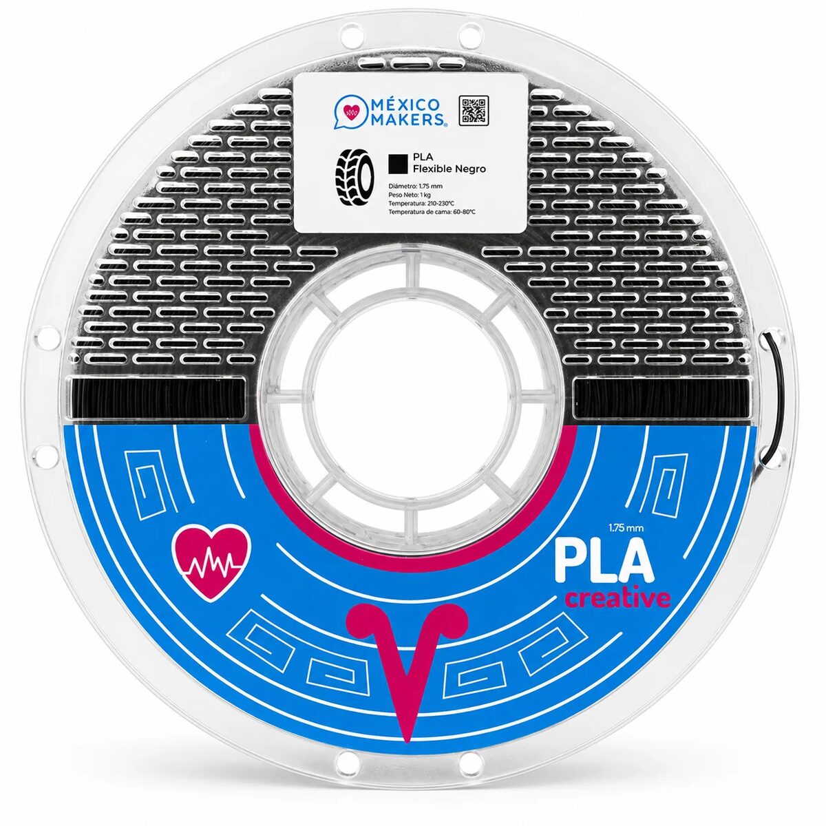 Mexico Makers PLA Flexible Negro 1kg