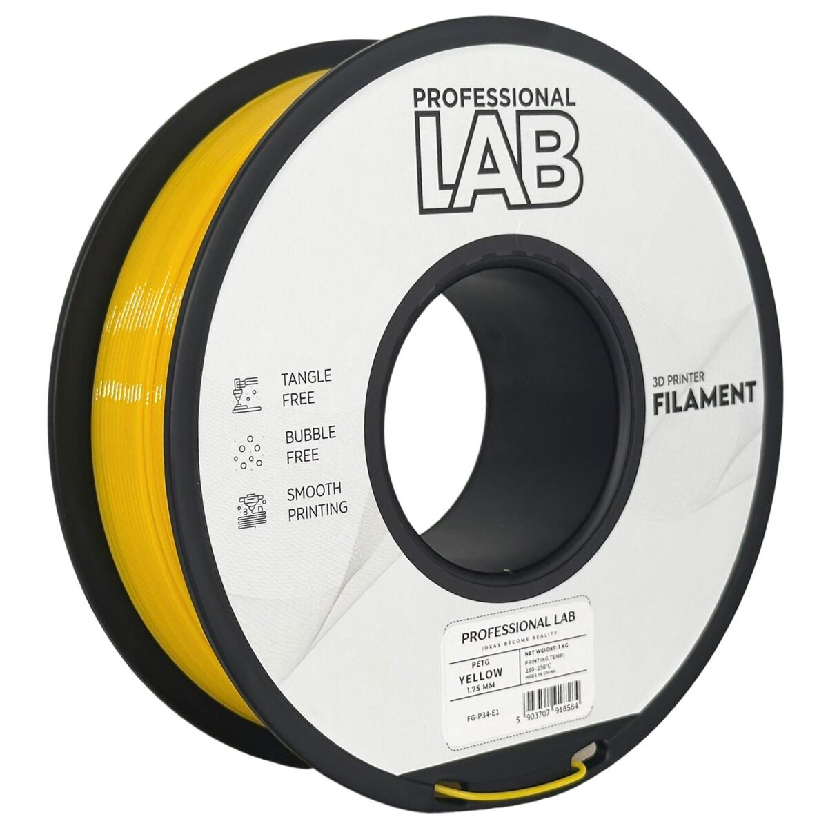 Prof. Lab PETG Amarillo 1kg