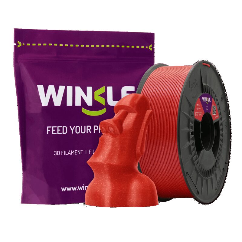 Winkle PLA HD Glitter Coral 1kg