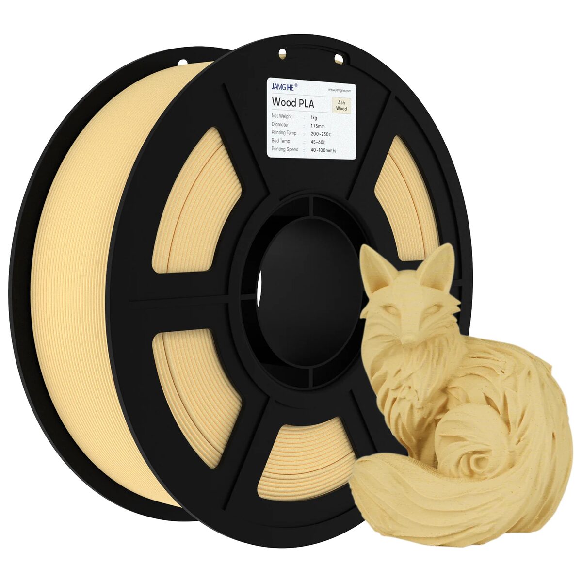 Jamghe PLA+ Wood De Fresno 1kg