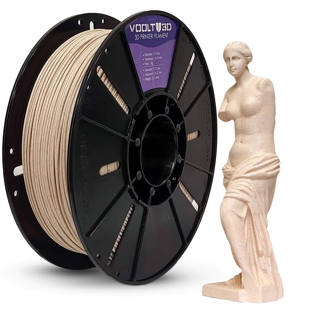 Voolt3D PLA Stone Crema Marfil 1kg