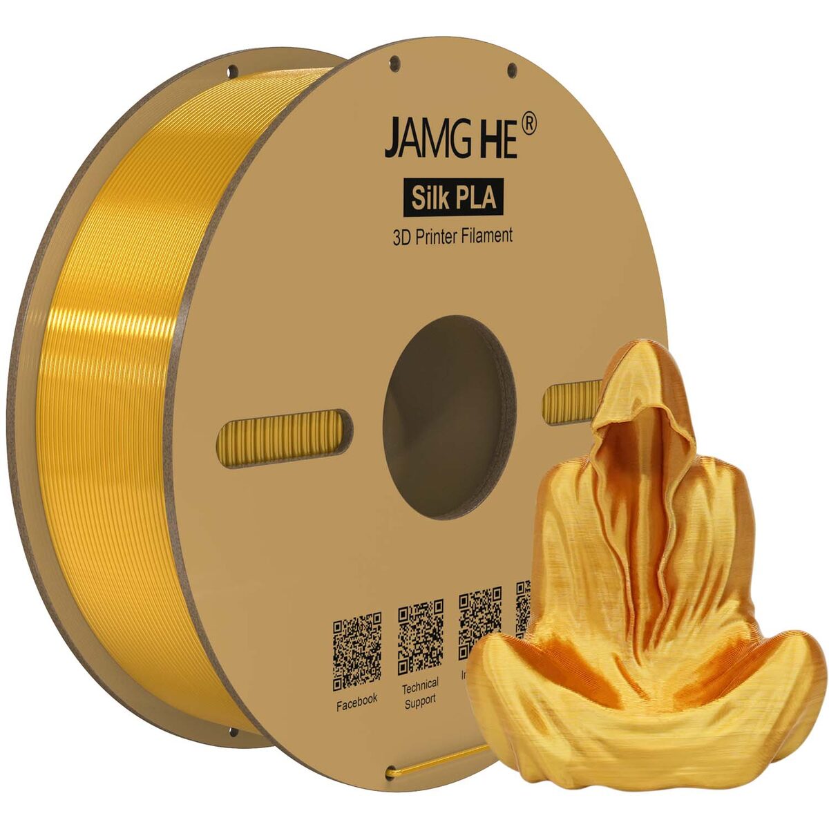 Jamghe Silk PLA Dorado 1kg
