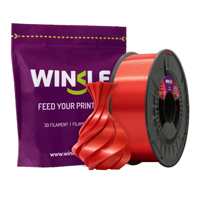 Winkle PLA Silk Rojo Rubí 1kg