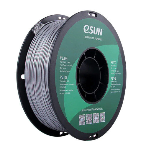 eSUN PETG Transparente Gris 1kg