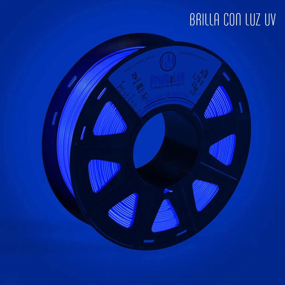 PrintaLot PLA Azul Fluorescente 1kg