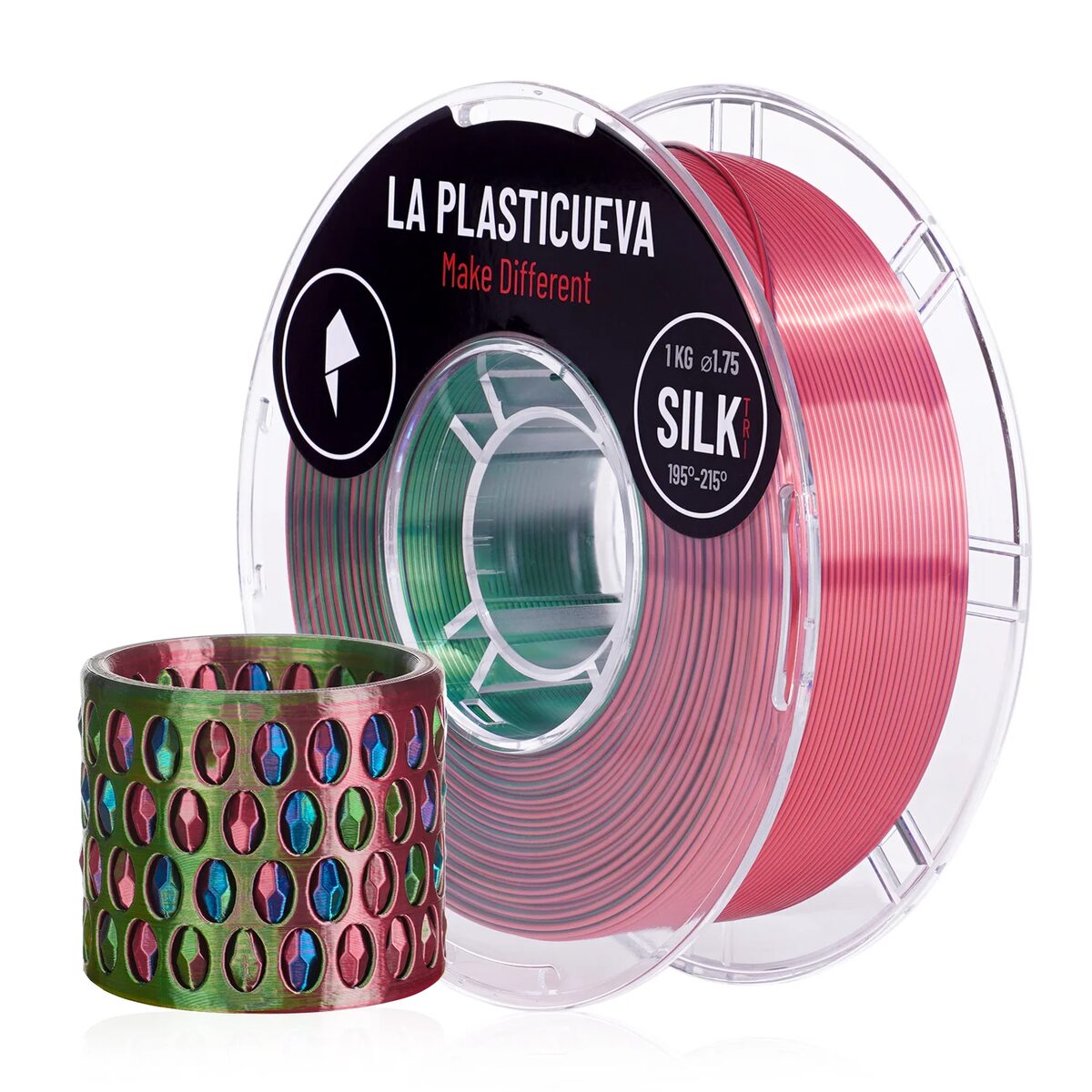 La Plasticueva Silk Tri Rojo/Verde/Azul 1kg