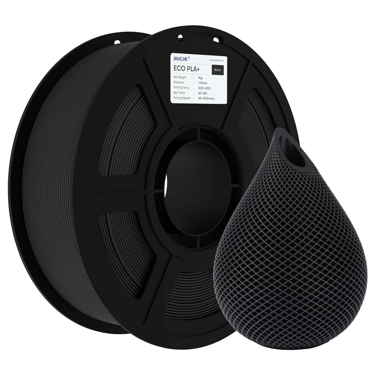 Jamghe ECO PLA Negro 1kg